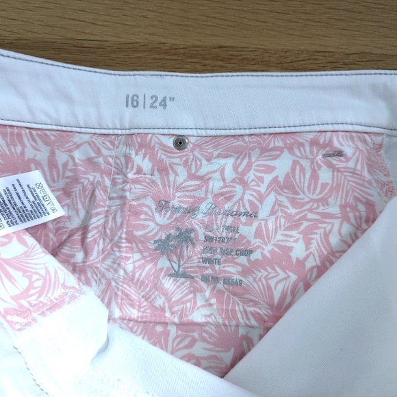 Tommy Bahama Ella Twill High Rise Crop Pants - Picture 4 of 6